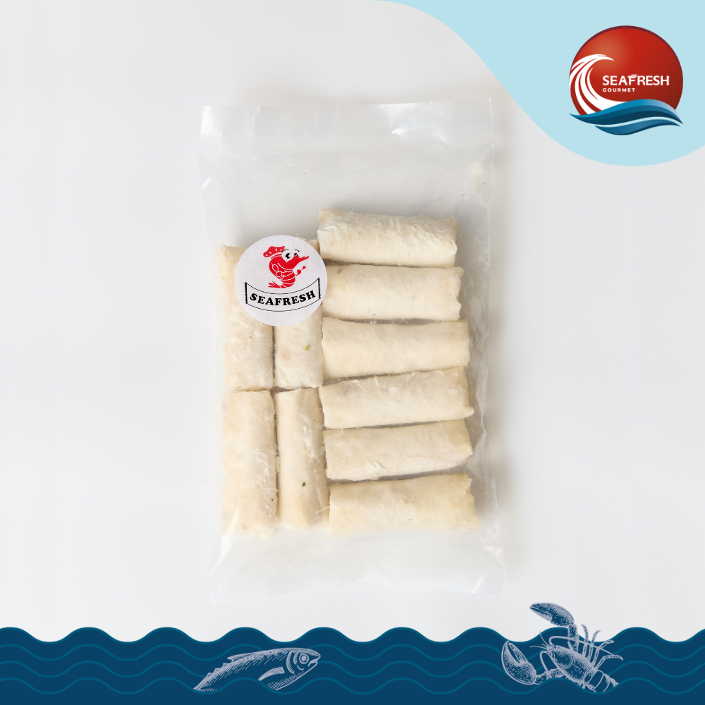 ปอเปี๊ยะกุ้งแช่แข็ง Frozen Shrimp Spring Roll 30 G/10 PCS