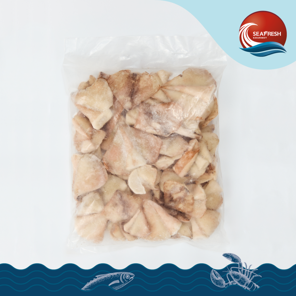 ปีกหางหมึกแช่แข็ง Frozen Squid Tail Wings 1 KG